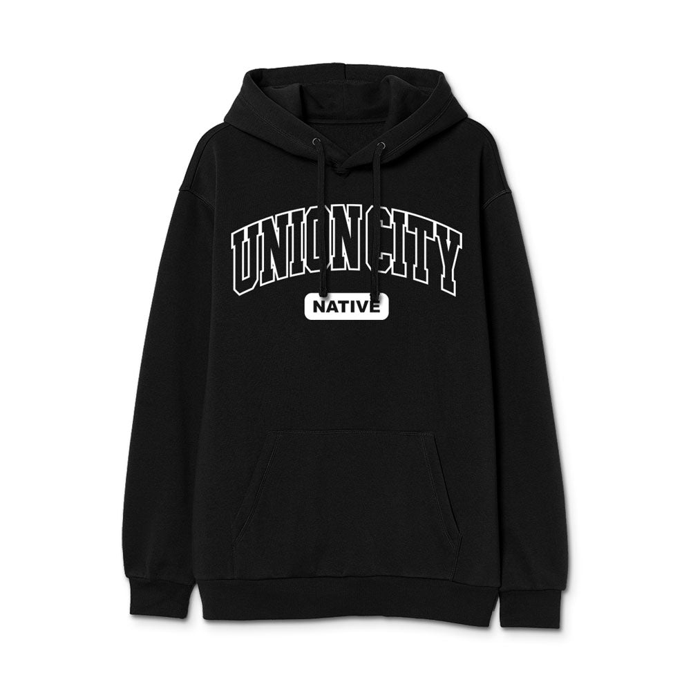 MACSBYICKY "UC NATIVE" HOODIE - BLACK